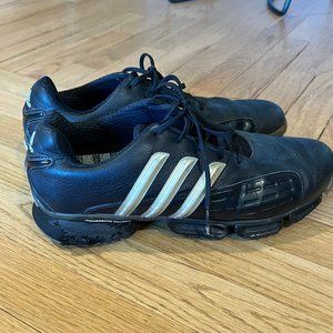 Men's Adidas Powerband 3.0 Golf Shoes - Black - Size 10